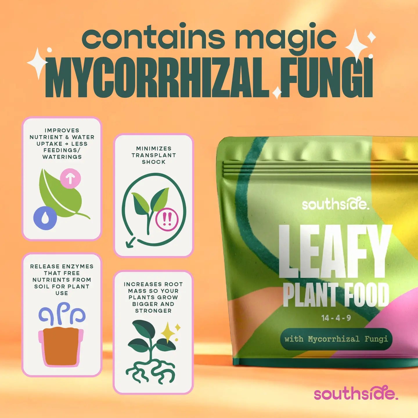 Leafy Plant Good Complete General Nutrition & Mycorrhizae
