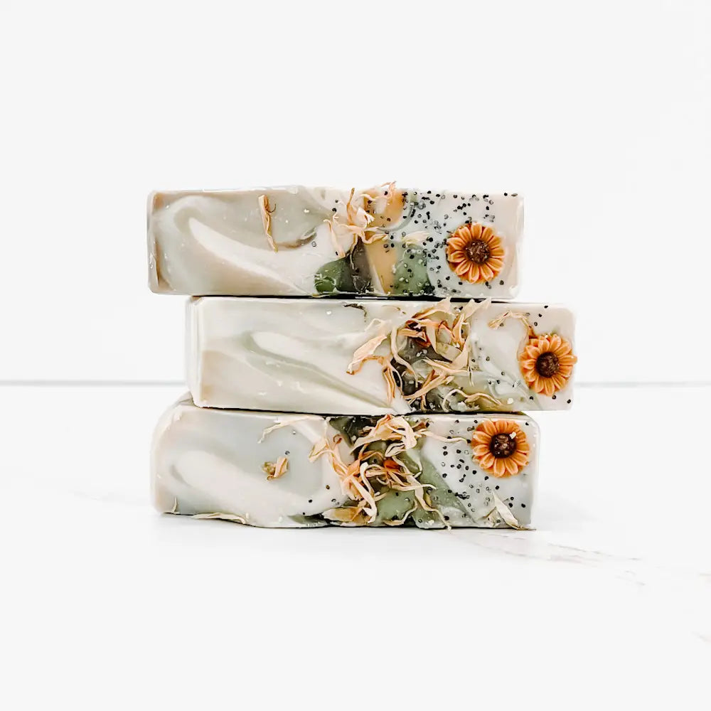 Sunflower Sandalwood Bar Soap Moisturizing