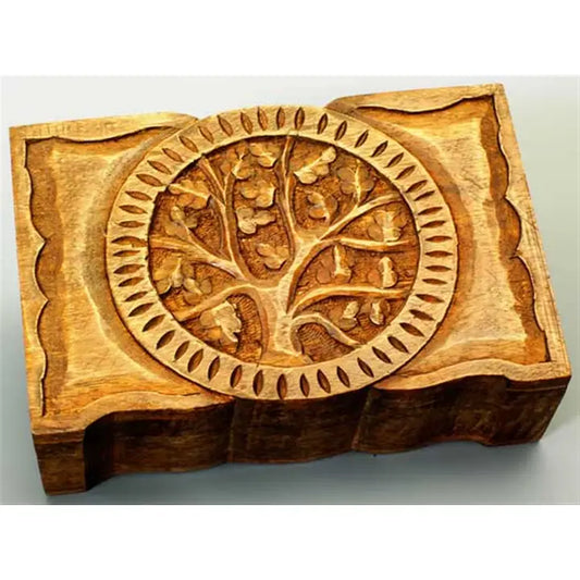 Wood Tree of Life Box