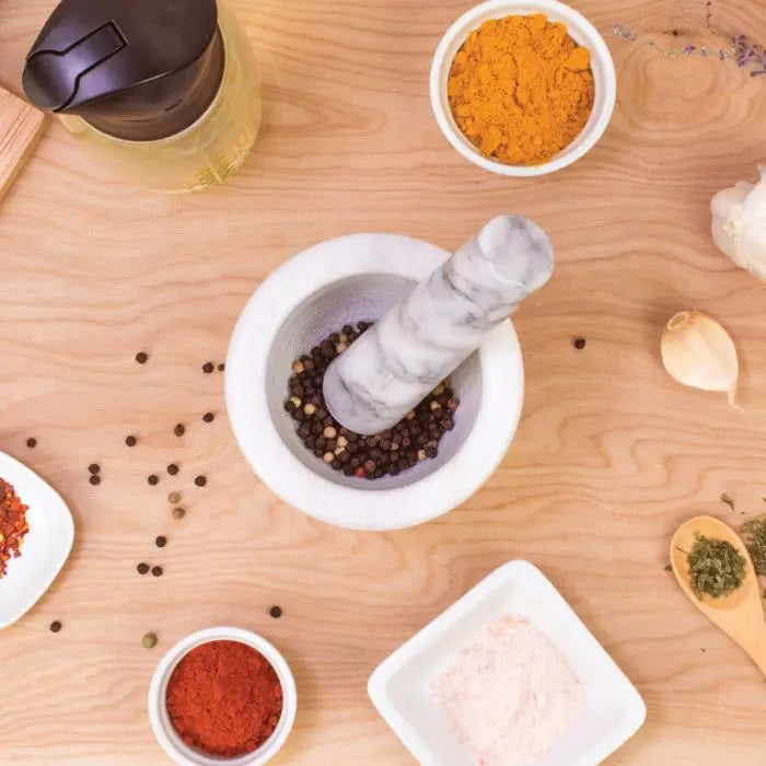Mortar & Pestle Spice Herb Grinder