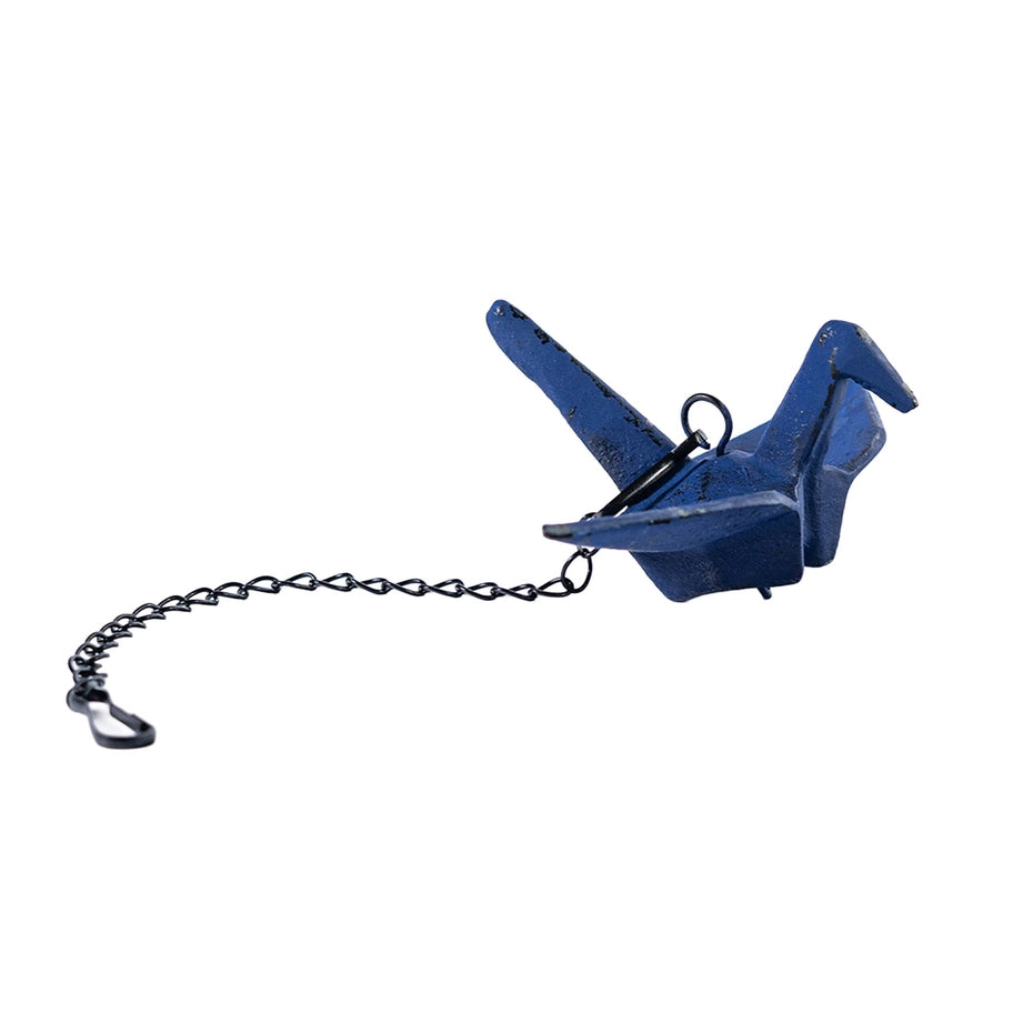 Origami Crane Furin Bell Cast Iron Windchime