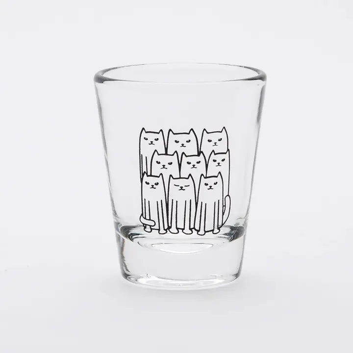 Cats Shot Glass