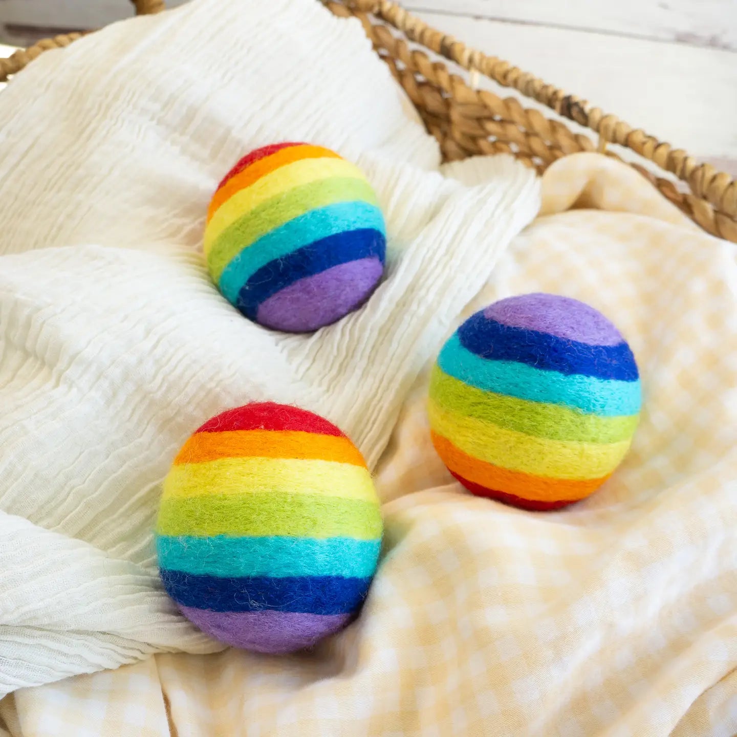 Dryer Ball Rainbow Pride