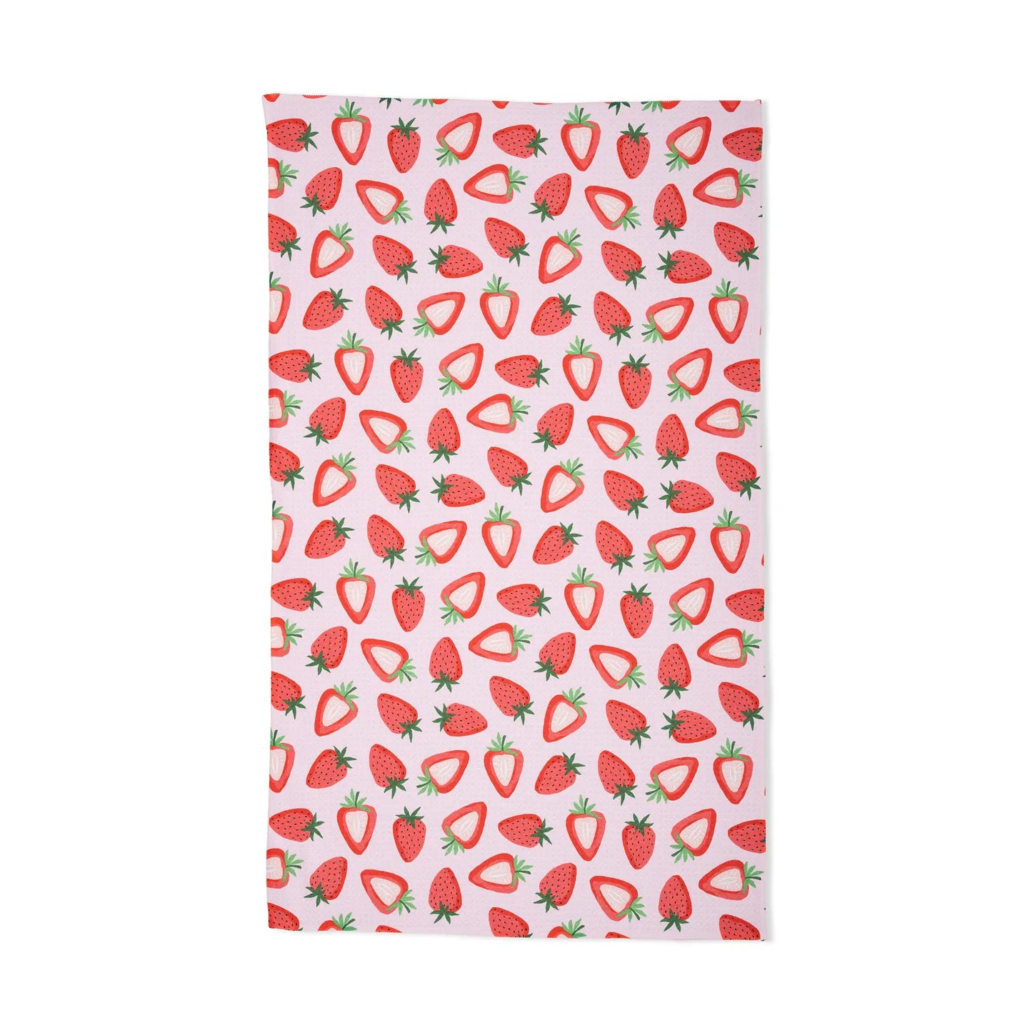 Geometry Tea Towel: Sweet Strawberry