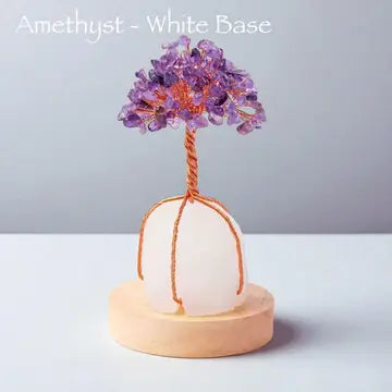 Rooted Crystal Tree on Natural Stone