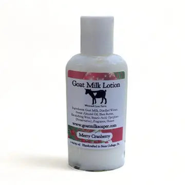 Goat Milk Lotion Merry Cranberry 2oz