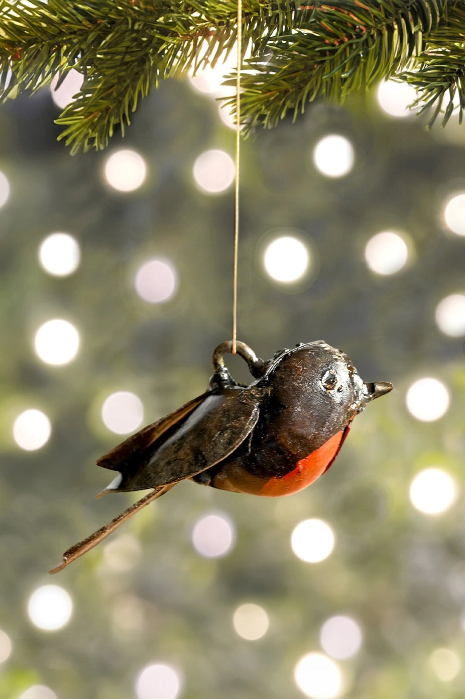 Metal Robin Ornament
