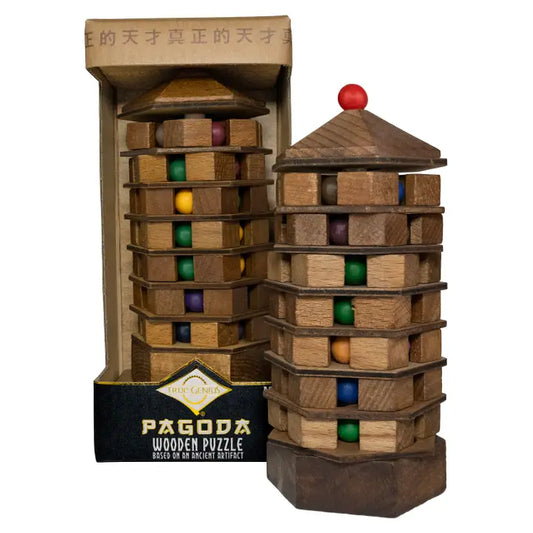 True Genius Chinese Pagoda Ball Sorting Puzzle