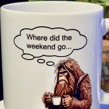 Bigfoot Thought Coffee Mug