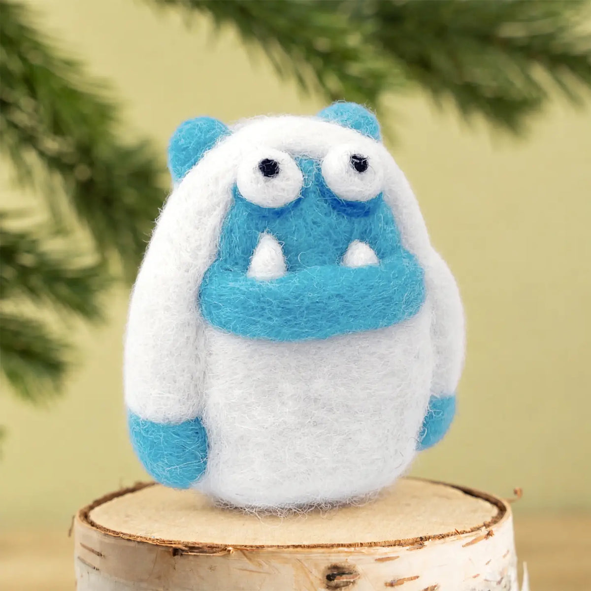 Yeti Wool Felt Ornament Yeti