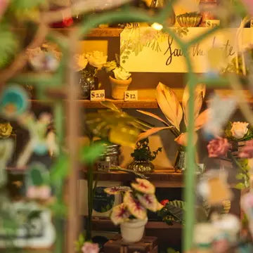 DIY Book Nook Kit:  Flower Shop