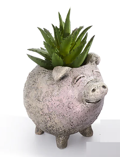 Porcini Pig Planter Large