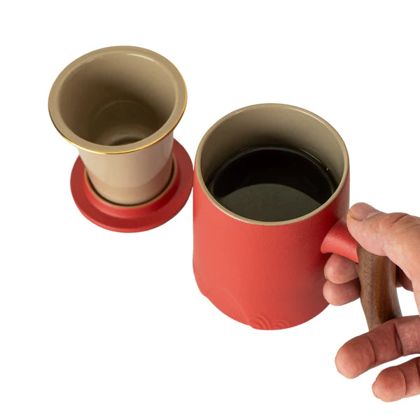 Tea Mug With Lid + Infuser