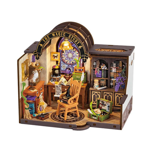 The Magic Study DIY Miniature House Puzzle