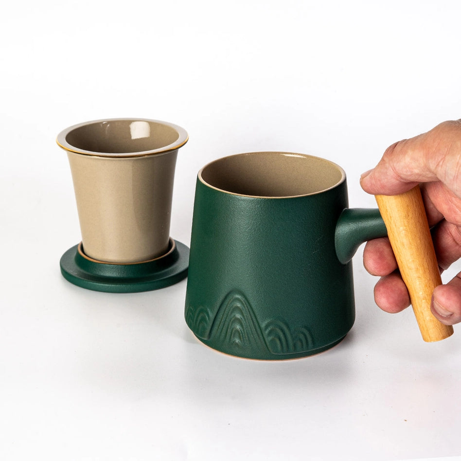 Tea Mug With Lid + Infuser