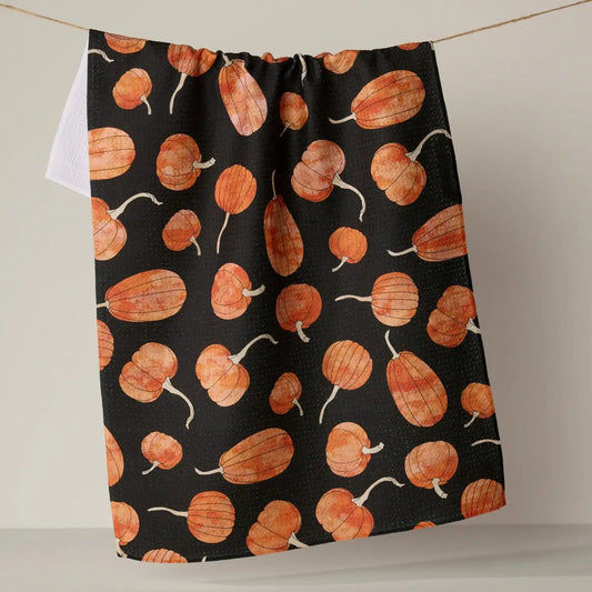 Geometry Tea Towel: Pumpkin Hollow
