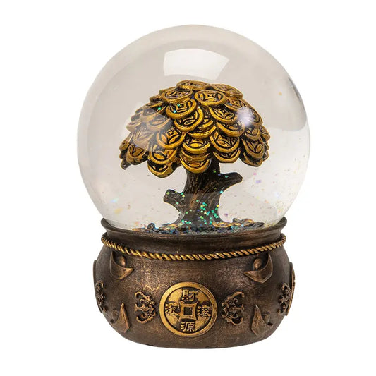 Feng Shui Money Tree Water Globe