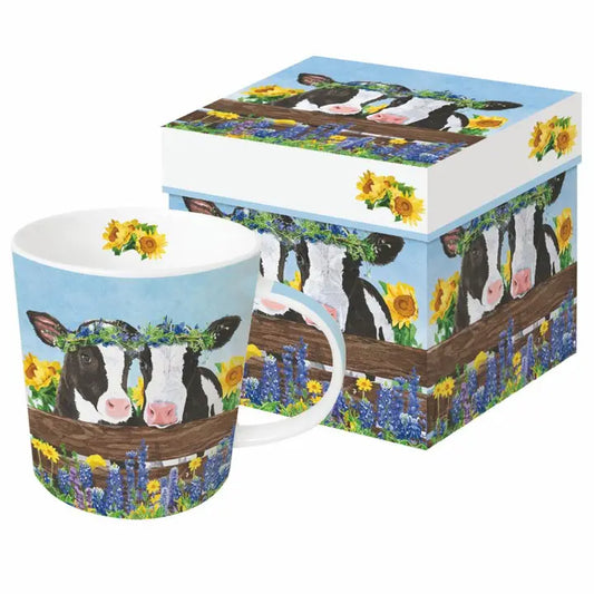 Mug in Box Borden & Clover Cows