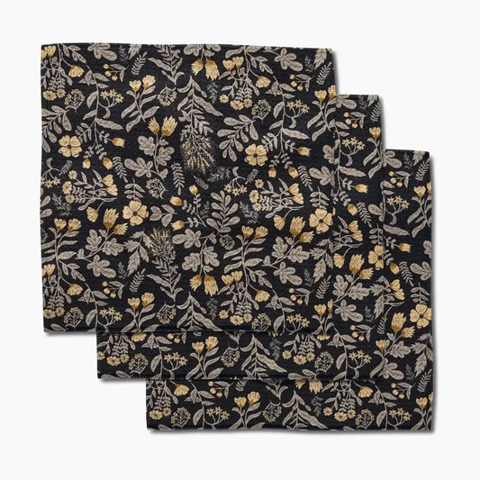 Geometry Dishcloth Pack: Woodland Wildflowers
