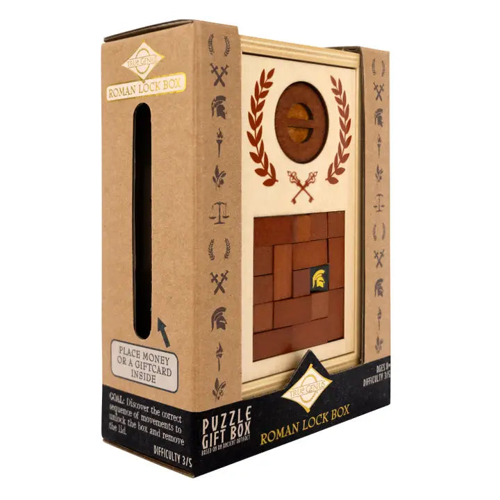 Roman Lock Box Gift Box Puzzle