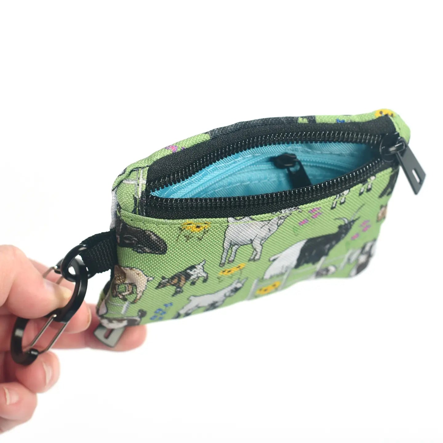 Greener Pastures Goats Clip Wallet