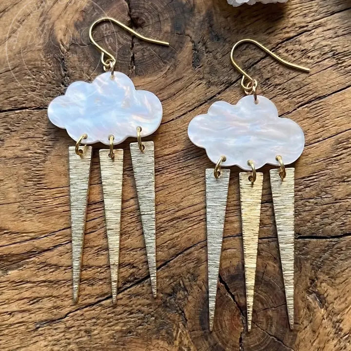 Boho Rain Cloud Earrings