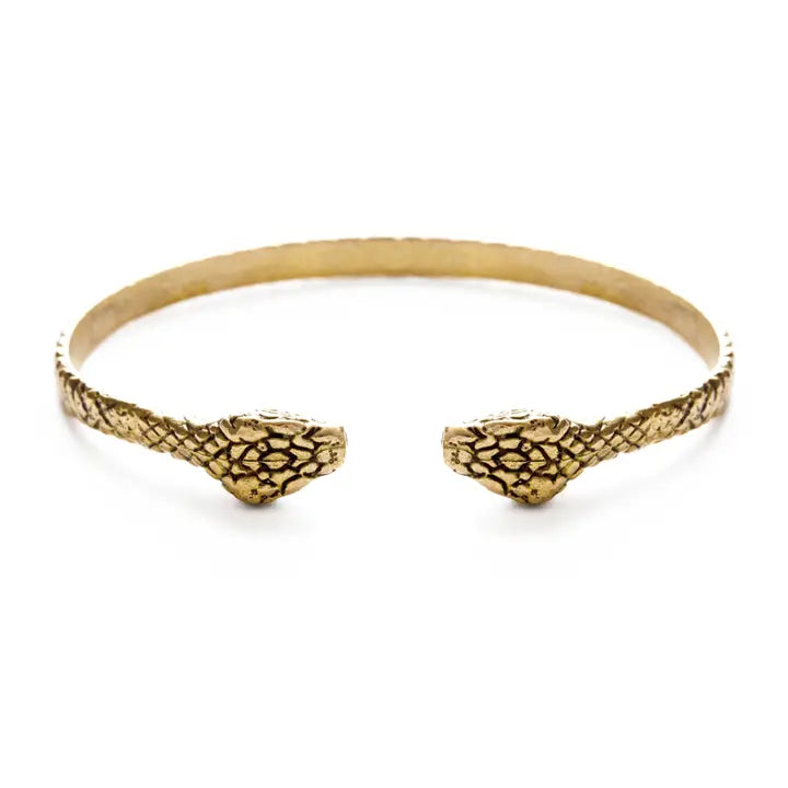 Ophidian Cuff Bracelet Gold