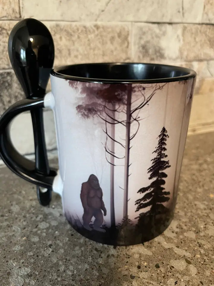 Bigfoot Misty Woods Mug