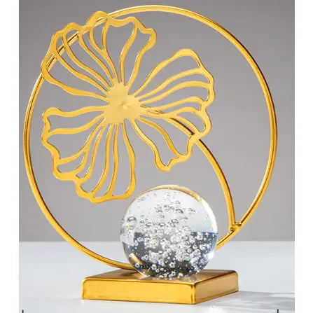 Crystal Ball Holder - Petals