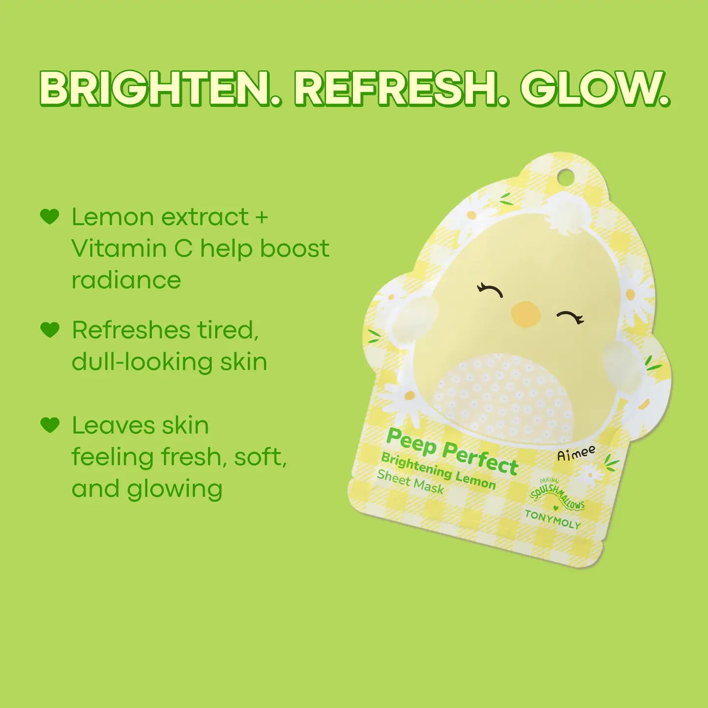 Squishmallows Peep Perfect Sheet Mask