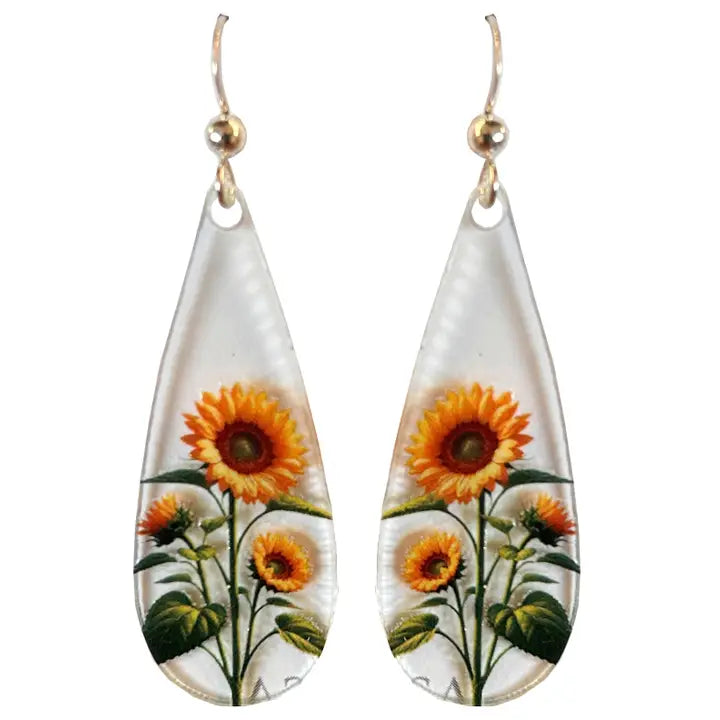Sunflower Earrings