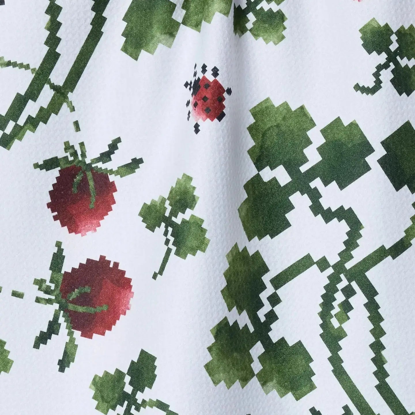 Geometry Tea Towel: Ladybug Fields