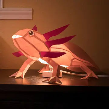 Papercraft Axolotl 3D Origami