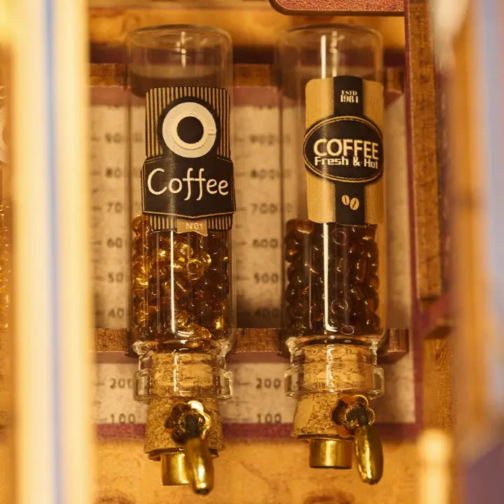 DIY Miniature Book Nook Kit: Blueberry Lane Tea