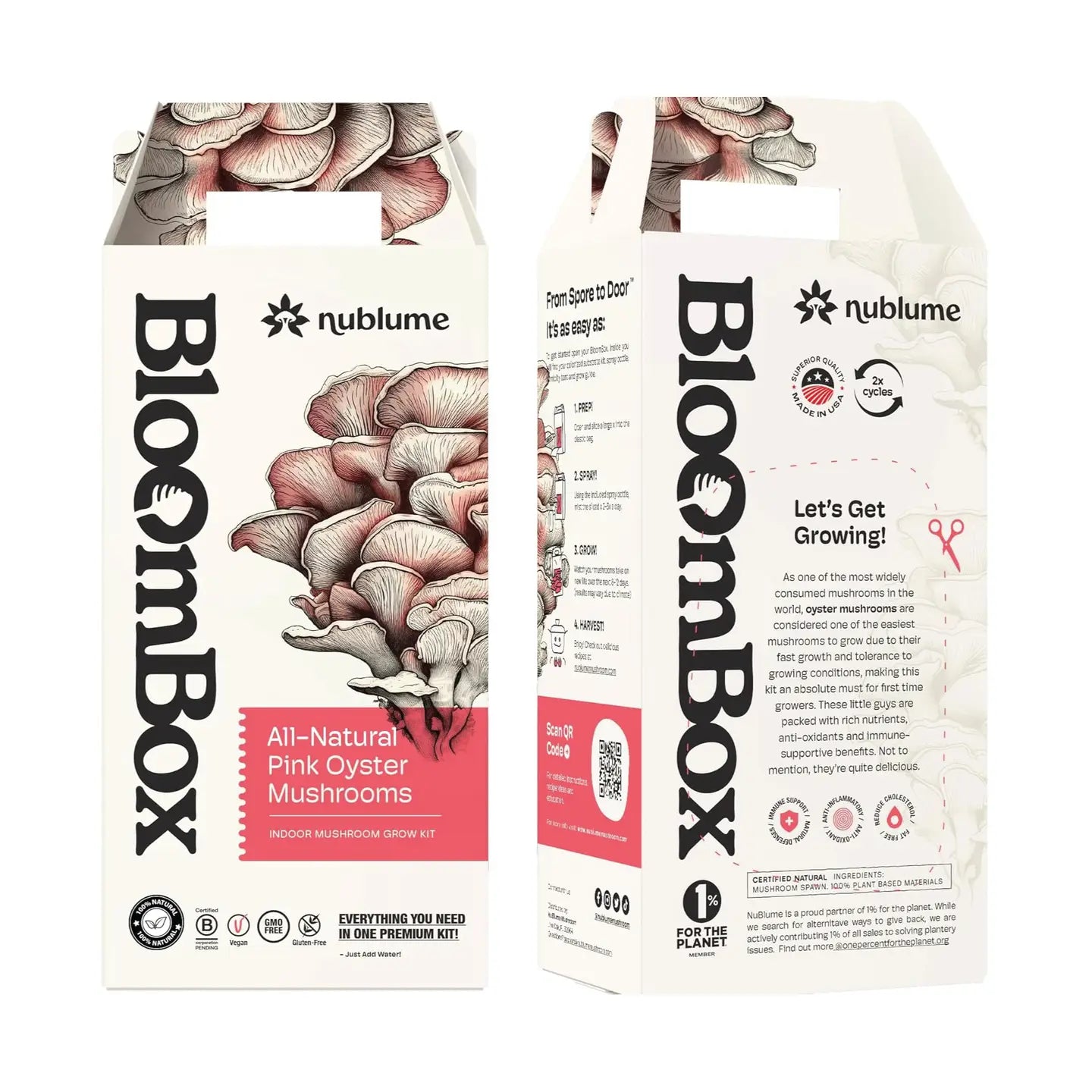 Mushroom Grow Kit Pink Oyster