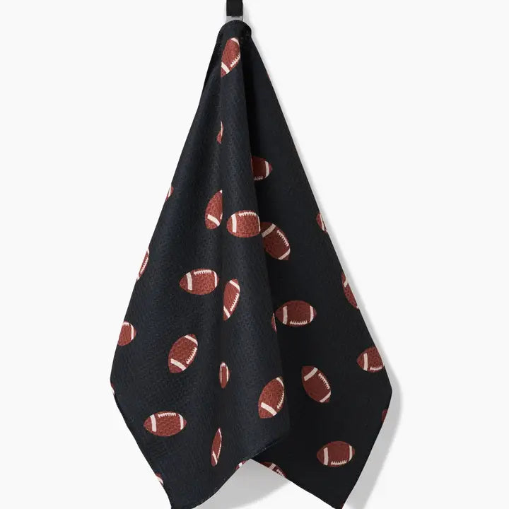 Geometry Tea Towel: Quarter Back Football
