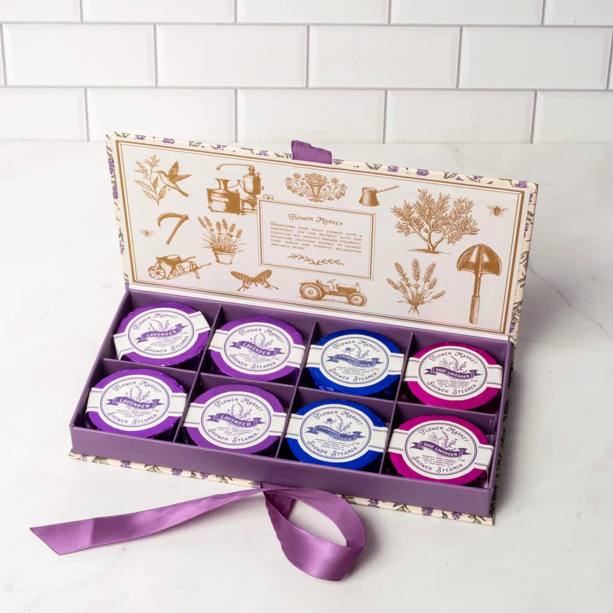 Lavender Shower Steamers 8 pk Gift Set