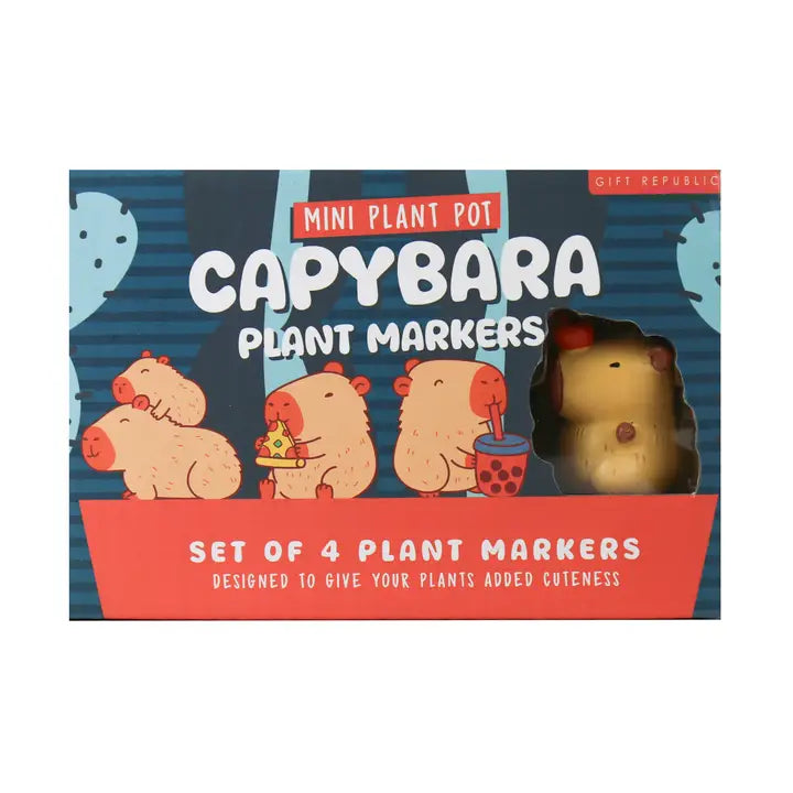 Capybara Plant Markers