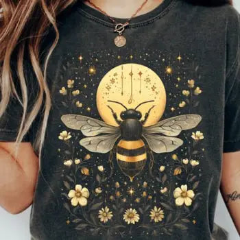 Boho Bee Moon & Stars Tshirt