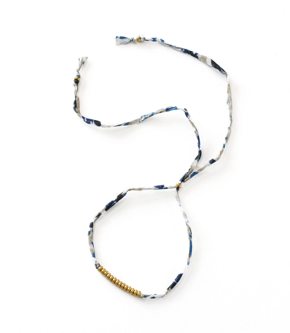 Peace Bracelet Priya Thread Sari Fabric