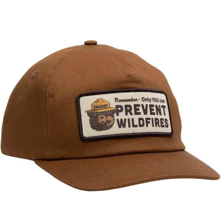 Smokey's Reminder 5 Panel Trucker Hat Walnut