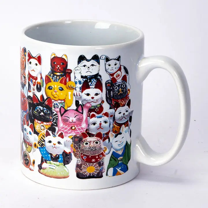 Maneki Neko Cats Mug  11oz