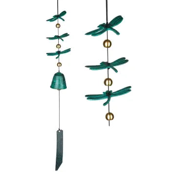 Habitats Dragonfly Windbell Verdigris