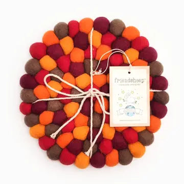 Trivet Falling Leaves