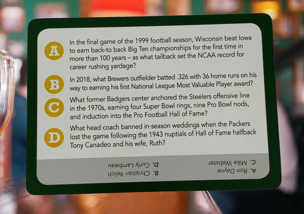 You Gotta Know Wisconsin Game