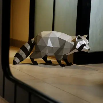 Papercraft Raccoon 3D Origami