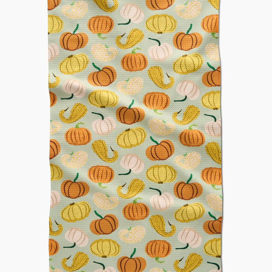 Geometry Tea Towel: Pumpkins and Gourds