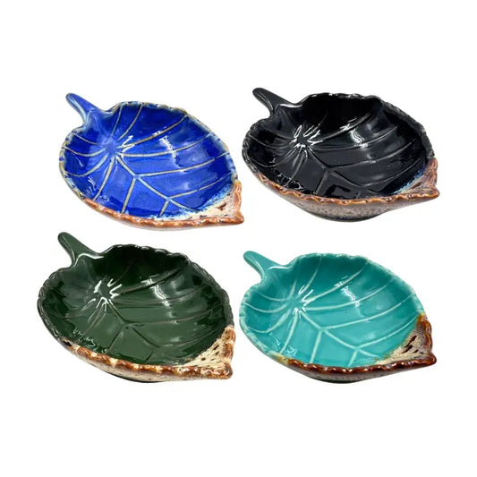 Ceramic Leaf Trinket Dish