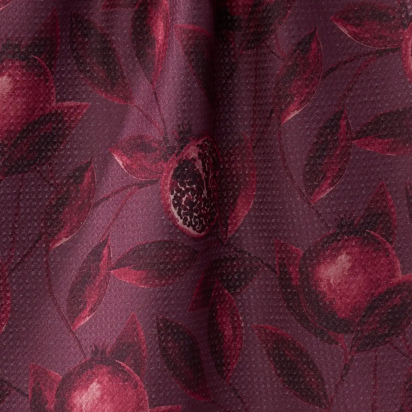 Geometry Tea Towel: Rich Garnet