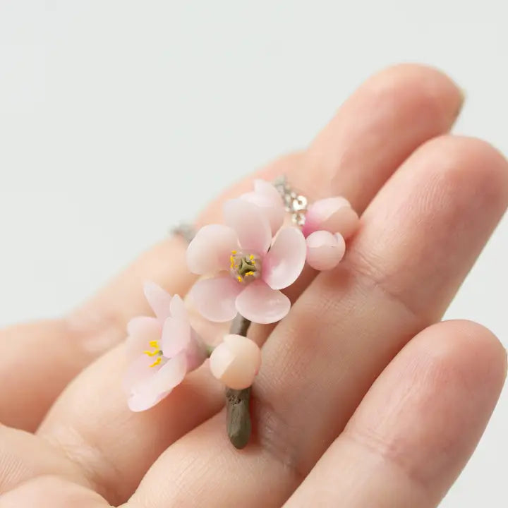 Pendant - Sakura Branch - Jewelry with Sakura Flowers